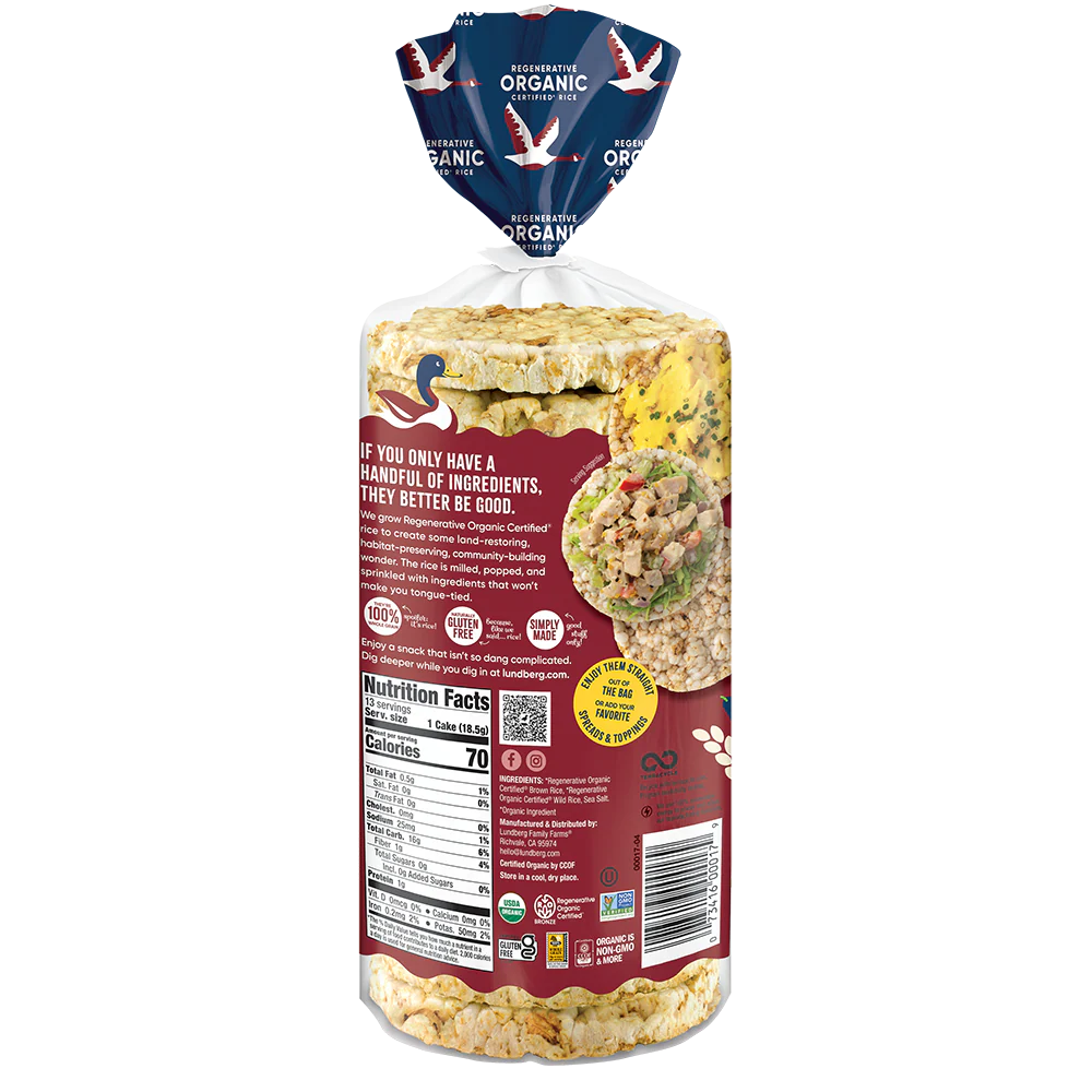 Organic Wild Rice Cakes - Image 3