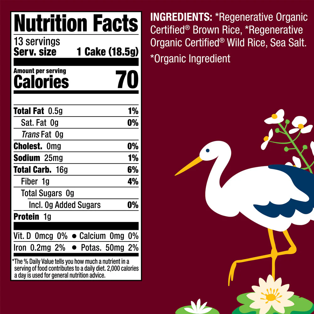 Organic Wild Rice Cakes - Image 7